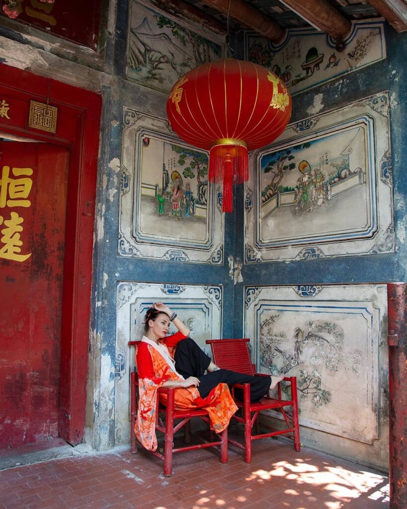 Models. Olga in Chinatown, Bangkok. Photo: Charlotte Mesman