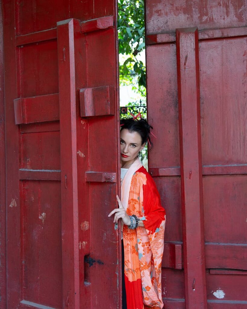 Models. Olga in Chinatown, Bangkok. Photo: Charlotte Mesman