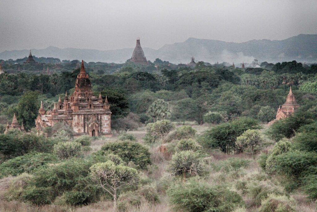 Sunset at Bagan, Myanmar. Photo: Charlotte Mesman