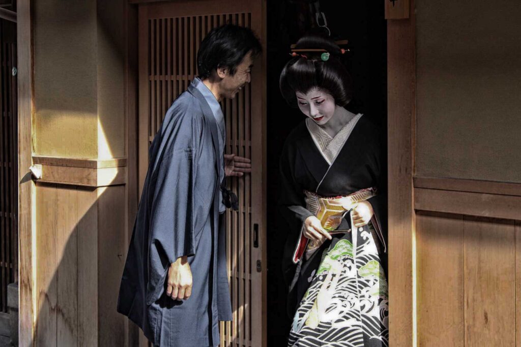 Geisha, Kyoto, Japan. Photo: Charlotte Mesman